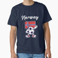 NORWAY - Dabbing Football Soccer Ball - NORWAY C Made in USA/AUS T-Shirt S-2XL