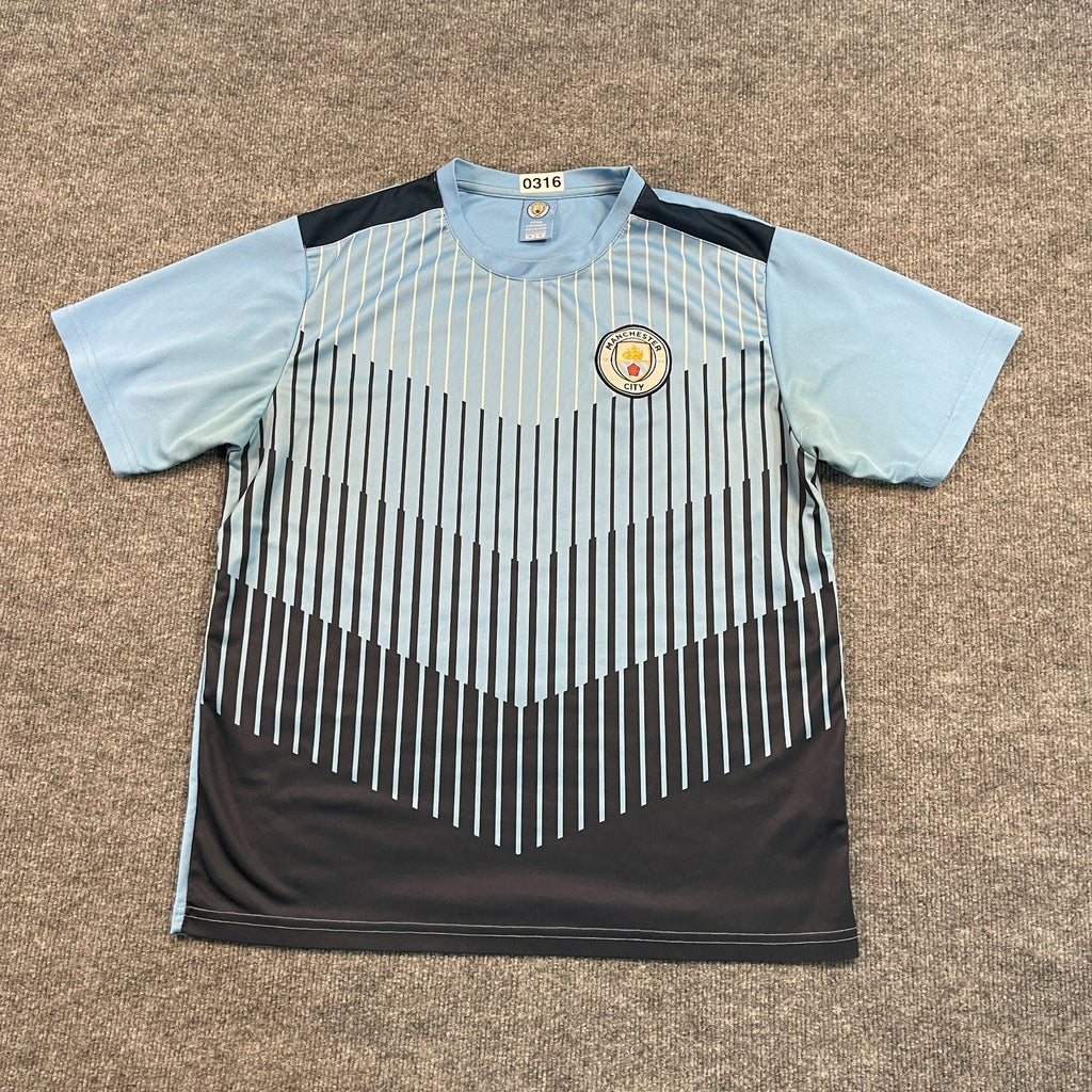 Vintage Manchester City Football Club Shirt Medium 21x26 Premier-League