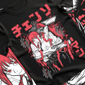 Chainsaw Man T-shirt, Denji Anime Manga Black Shirt, Unisex Gift T-Shirt, Nayuta