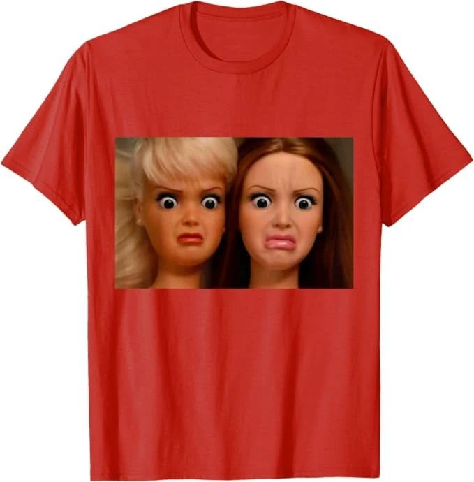 Funny Disgusting Doll face Meme Hilarious Sarcastic Gift Tee T-Shirt