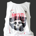 Misfits Metal Punk Goth Rock T-SHIRT vest top unisex white S-2XL