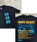 Have Heart Shirt, Hardcore Punk Boston Straight Tee, reprint, 2-sided