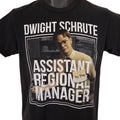 The Office T Shirt Mens Size Small Black Dwight Schrute Asst Regional Manager