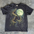 Vintage Alligator Lightnings 90s Graphic T-Shirt, Retro Gator Swamp Moon Shirt