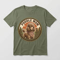 Poodle Mom T-Shirt Doodle Dog Gift Women Graphic Tee Mothers Day Standard Cute