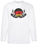 Germany Football Magic Ball Men Long Sleeve T-Shirt german Soccer Flag
