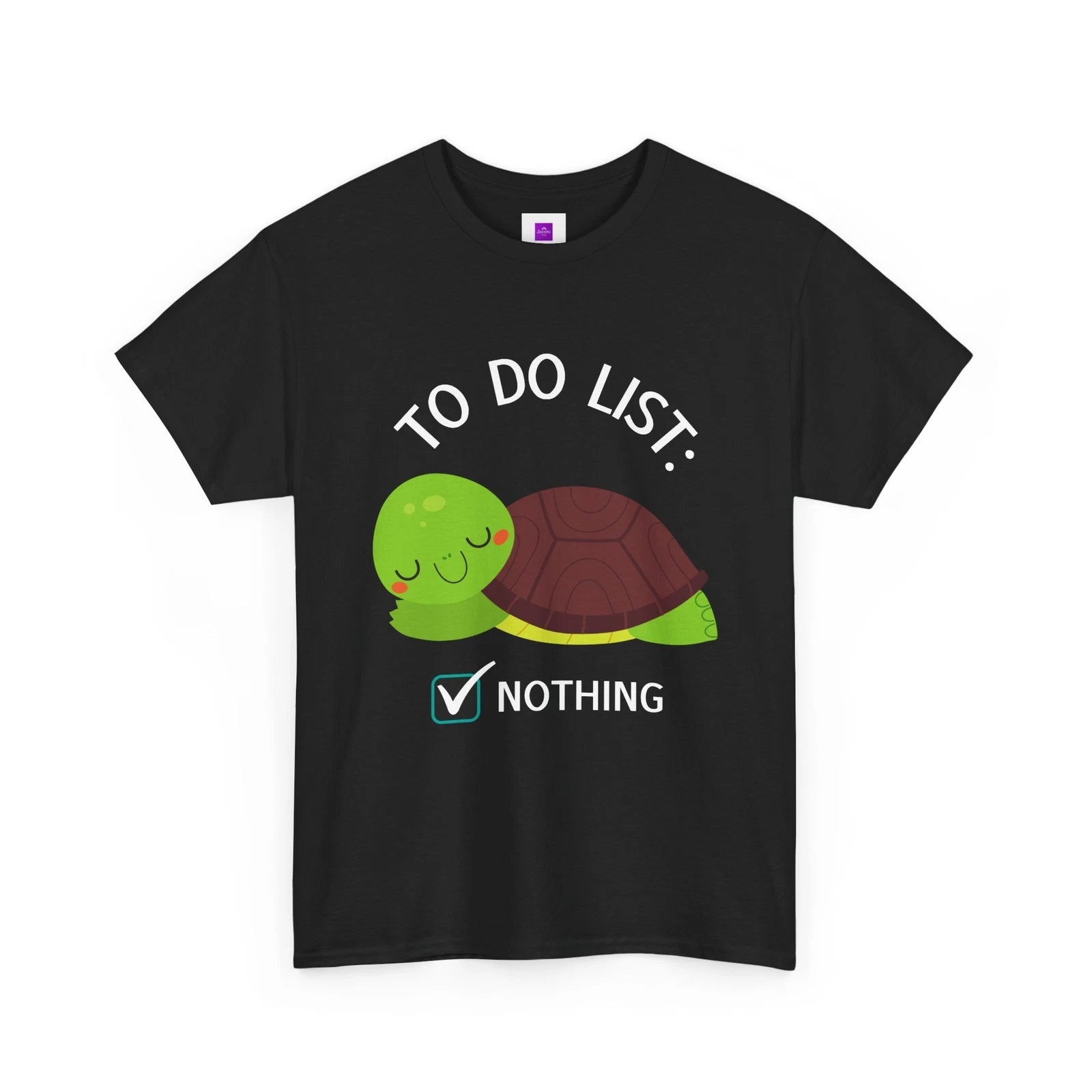 Napping Cute Turtle To Do List Nothing Unisex Premium Cotton T-shirts All sizes