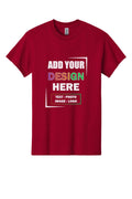 Personalized Customized Gildan Men's T-Shirt Your Business Logo Text Designs USA