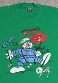 Vintage Clowns And Roses Band T Shirt Made In USA Single Stitch Grunge 1994 2XL