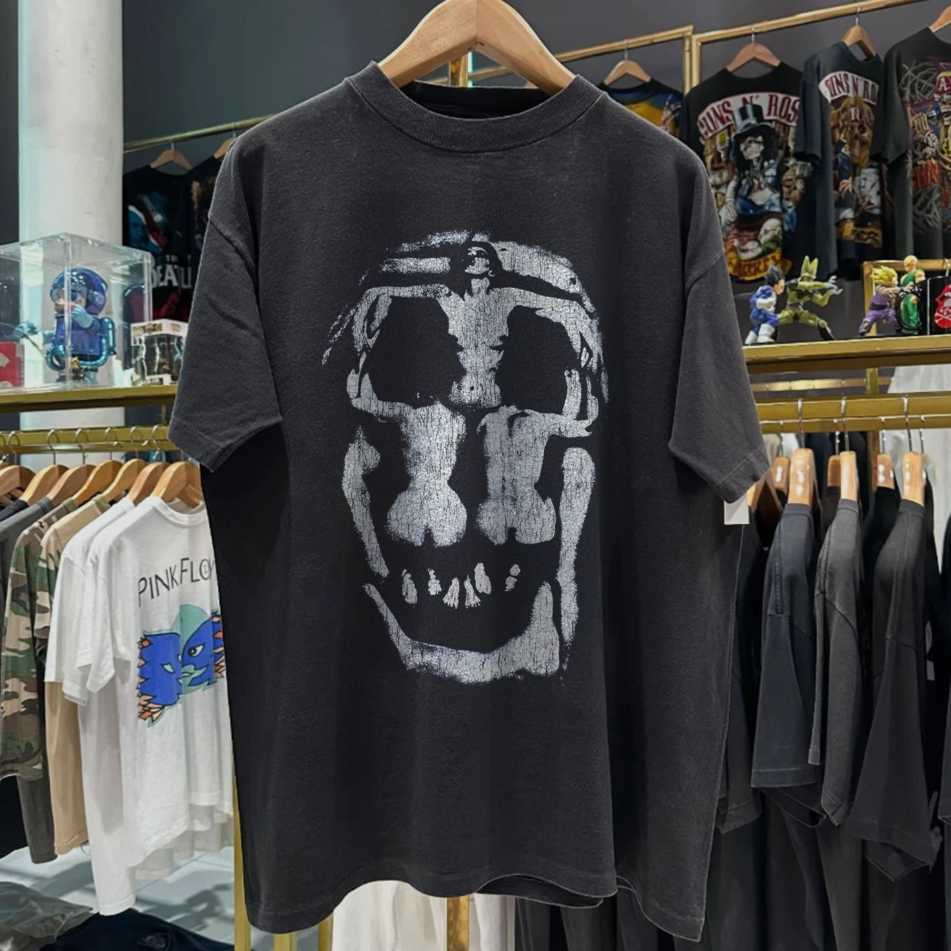 1988 Dali 'In Voluptas Mors' Aged T-Shirt Black M