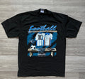 Vintage Cotton T-shirt Football Soccer England ibiza Mens M 90s