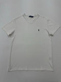 Polo Ralph Lauren Men's White V-Neck Logo T-Shirt Big Tall L