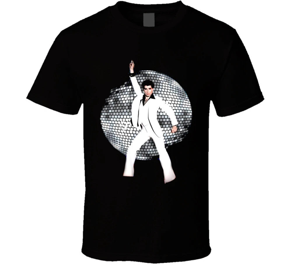 John Travolta Saturday Night Fever Retro 70S Movie T Shirt