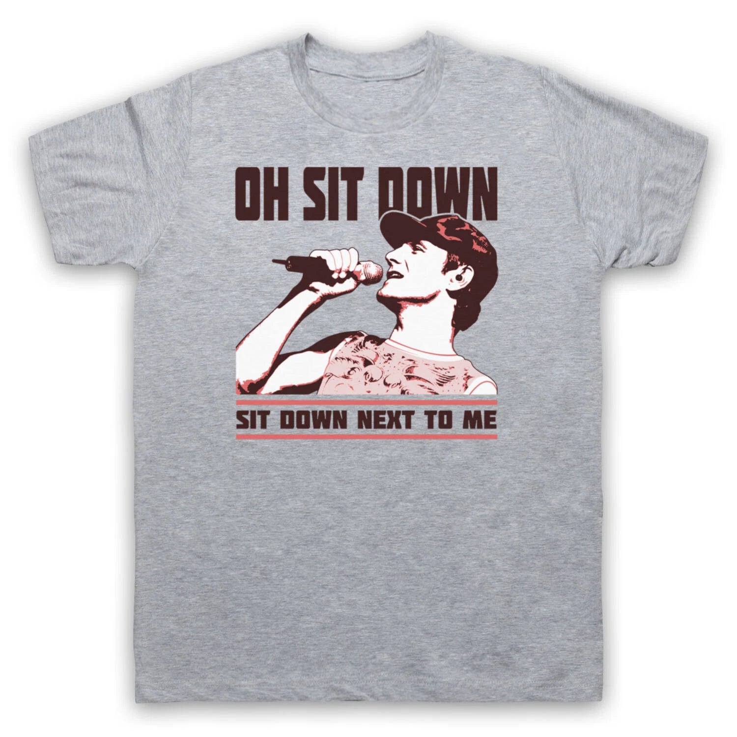 JAMES SIT DOWN TIM BOOTH UNOFFICIAL ROCK NEXT TO ME MENS & WOMENS T-SHIRT