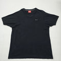 Slazenger Men's Black Graphic Logo V-Neck T-Shirt 2XL Regular