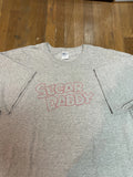 Vintage 2005 Sugar Daddy candy promo grey tee shirt XXL funny sexual joke 241