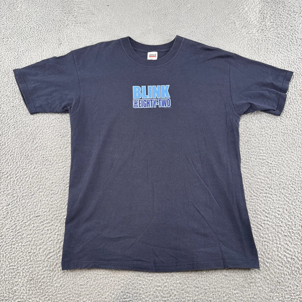 Vintage 1999 Blink 182 Loserkids Rabbit Band T Shirt SZ L 90s Music Rock Grunge