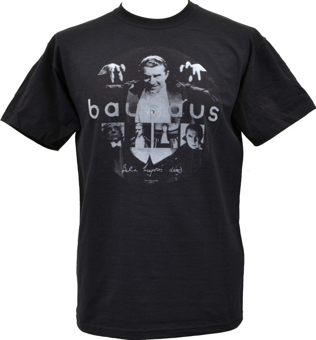 Mens Bauhaus T-Shirt Bela Lugosi's Dead Record Gothic Rock Vinyl Dracula S-5XL