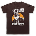 DR JONES CRUSADE X NEVER EVER MARKS THE SPOT LAST FILM MENS & WOMENS T-SHIRT