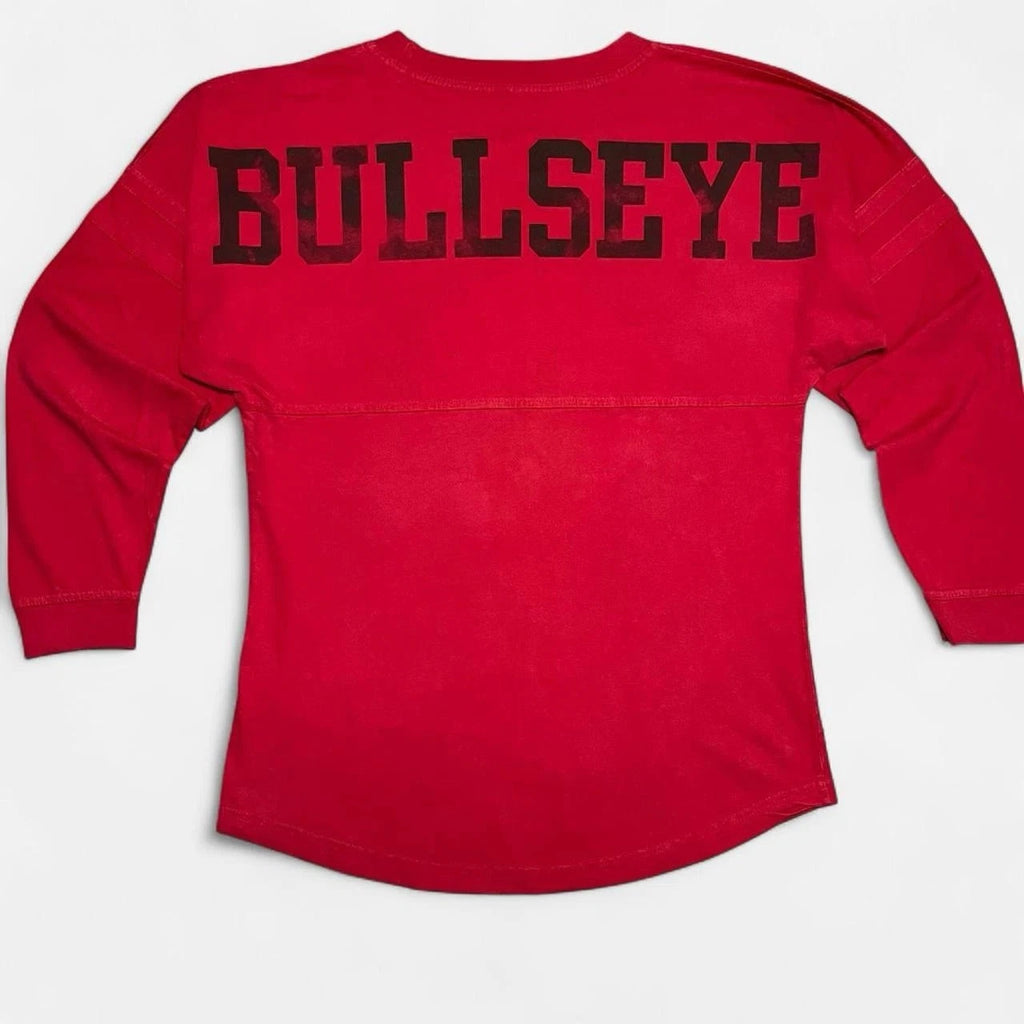 Y2k Boxercraft Bullseye long sleeve jersey style shirt Size Small