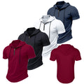 Men Pullover Daily Wear T-shirt Shirt Tops Workout Short Sleeve Lightweight Top