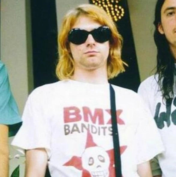 BMX Bandits T-Shirt, Kurt Cobain Tribute, Grunge Music Inspired, Unisex Tee