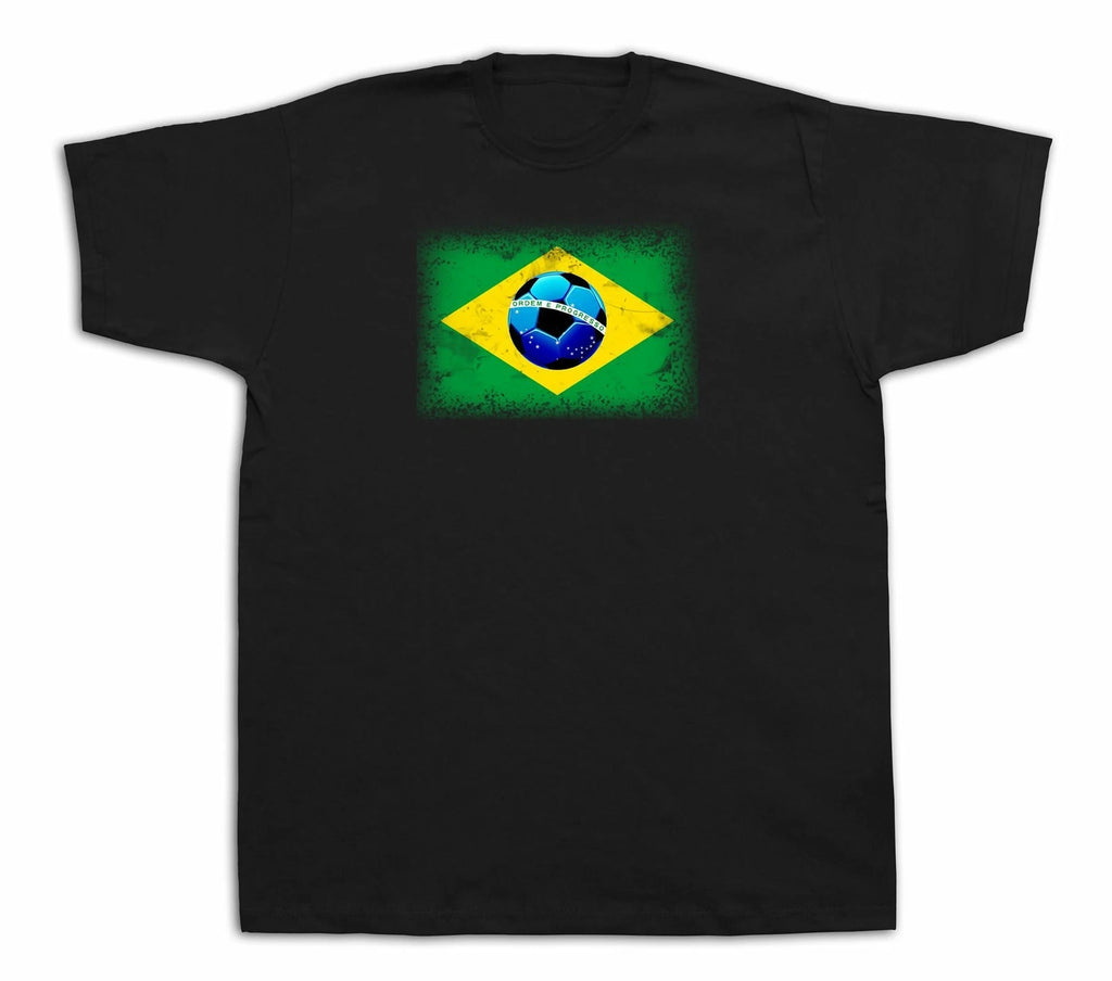 Ordem e progresso soccer ball game Master team funny T shirt tee Group major