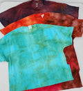 3 Procion Ice Tie Dye Short Sleeve Shirts Unisex Size Large Gildan & Hanes NEW!