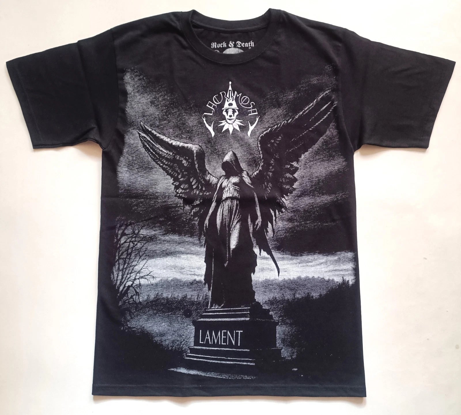 LACRIMOSA T-Shirt RARE Embroidered Logo RARE Tilo Wolff Goth Gothic Metal Dark