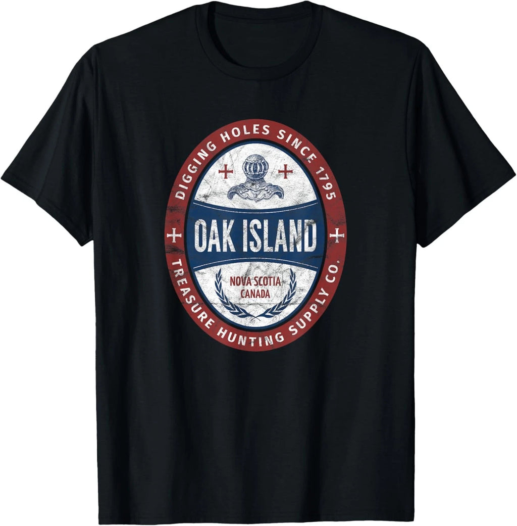 Oak Island Treasure Hunting Retro Templar Knight Treasure Gift Unisex T-Shirt