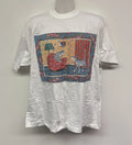 1990 Celia Flock Cats White ARTWEAR Shirt NOS NWT VINTAGE
