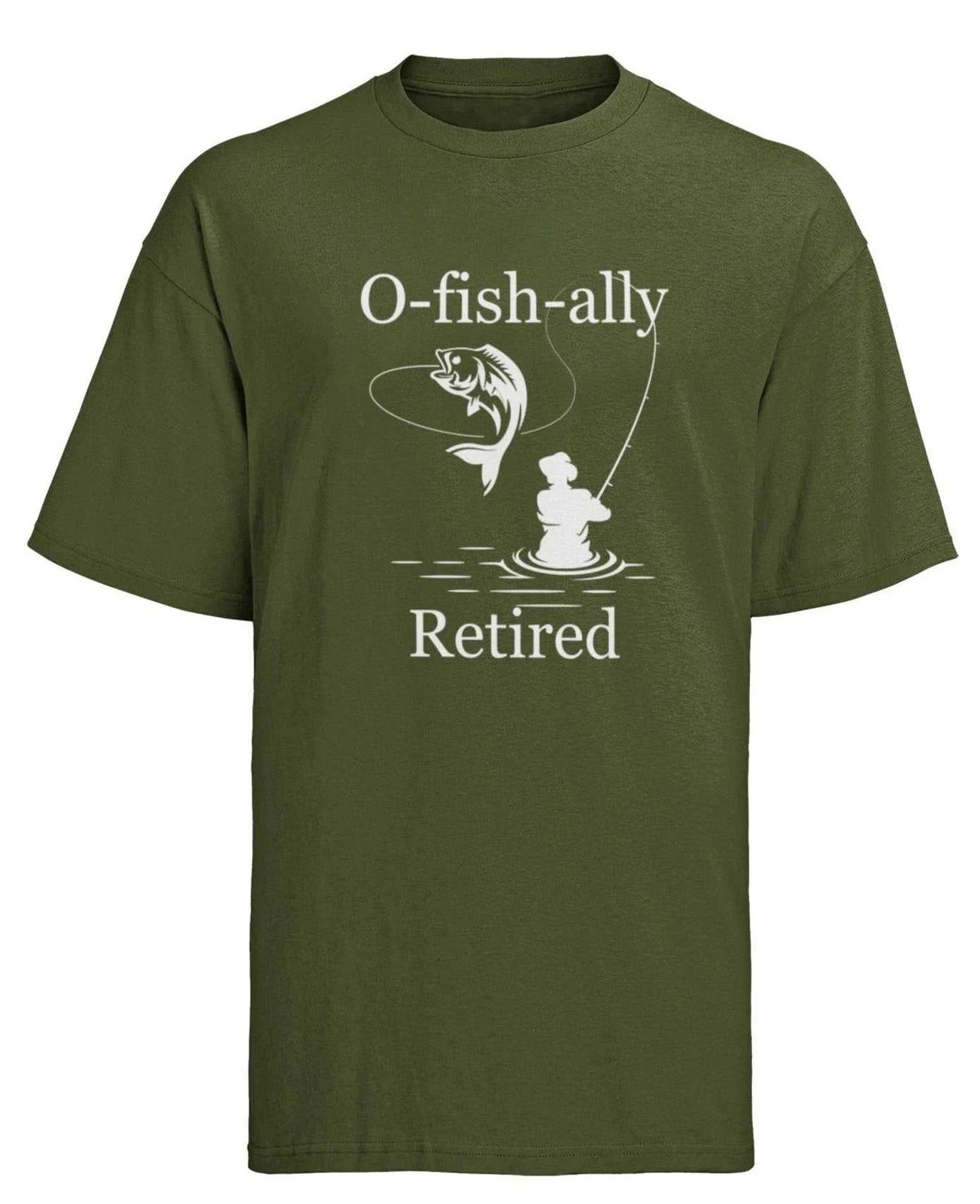 Retirement Gift For Fisherman Angler O-Fish-Ally Retired Funny Novelty Fun Idea