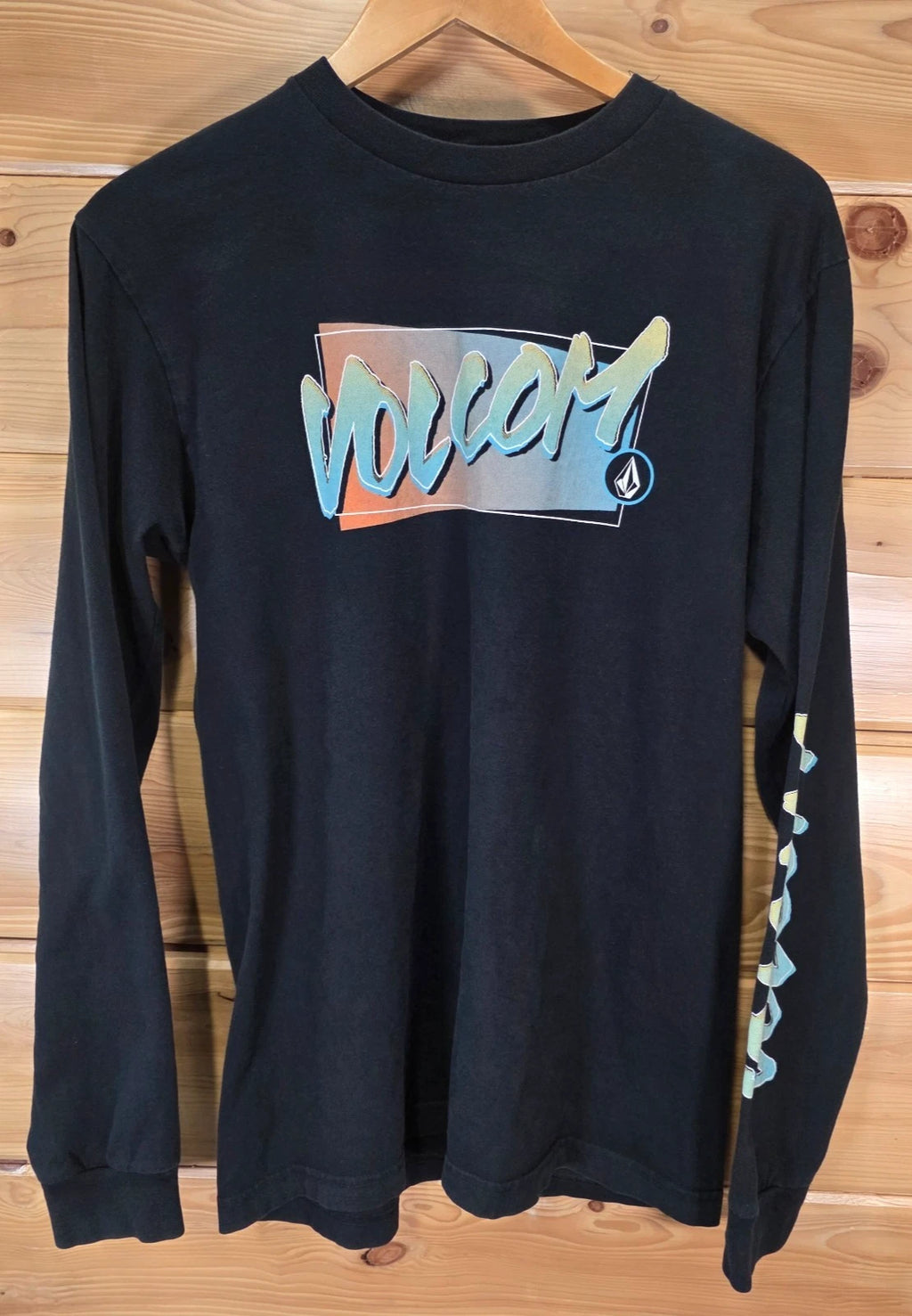 Vintage Y2K Volcom Long Sleeve Shirt Men Medium Surf Skater Grunge