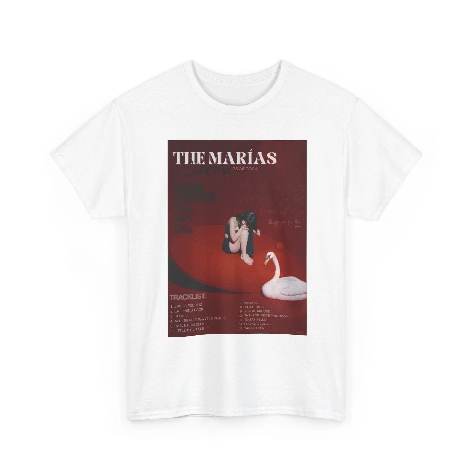 The Marías Album Art Tee, Y2K, Gift for Music Lovers, Unisex