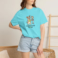 Easily Distracted by Dogs T-Shirt | Cute Cartoon Puppies