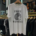 90s Free Winona Washed T-Shirt White M