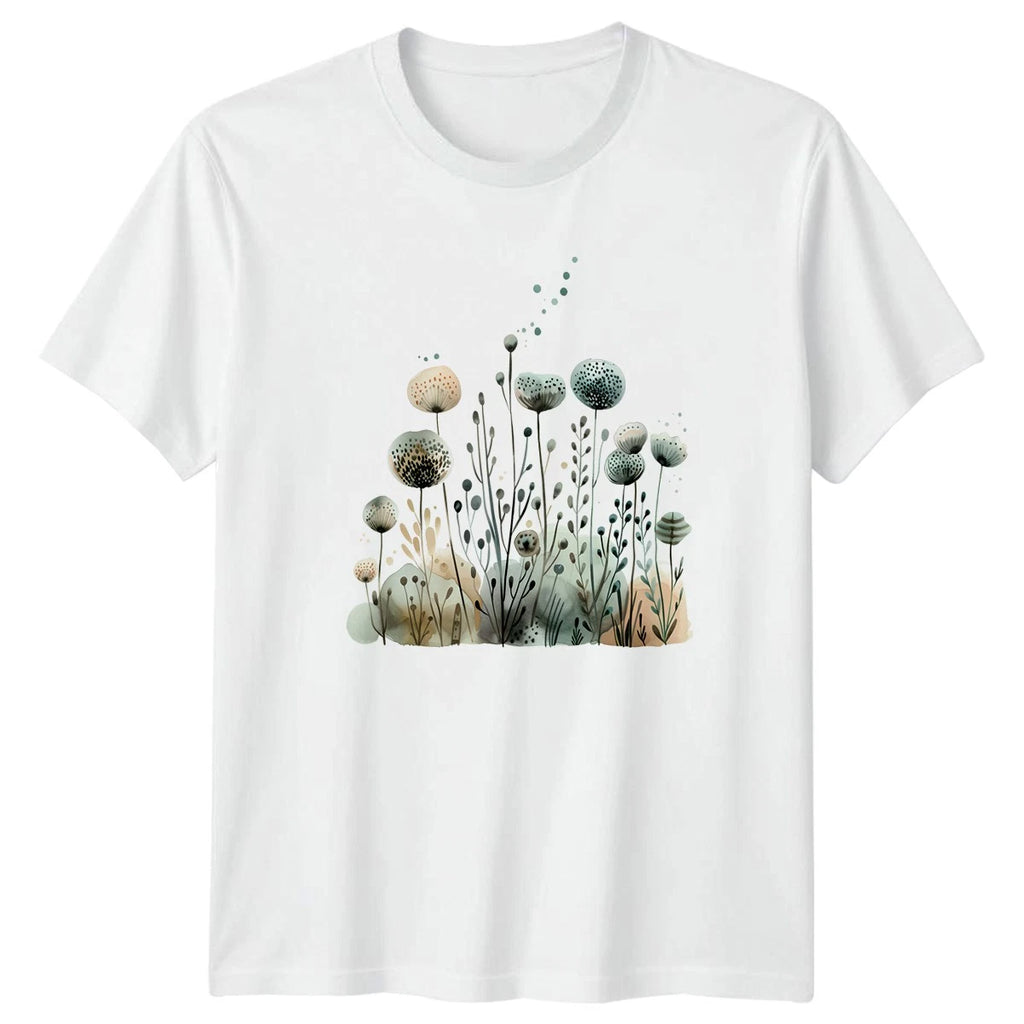 Botanical Floral T-Shirt Womens Nature Aesthetic Shirt 2026 Gift For Her