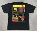 Broken Promises Bad Habits Graphic T Shirt Men Large Black Streetwear Skull Tee
