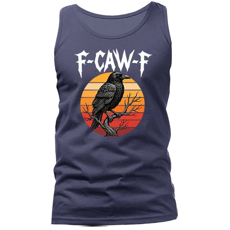F-CAW-F Raven Gothic Halloween Tank Top