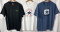Converse Men's Lot of 3 Logo Crew Tees in Black, White & Blue Pick Your Size NWT