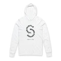 Hustle More Coffee Circle graphic Hooded Long Sleeve Tee