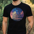 Mens Colosseum Illustration Motif Cotton T-Shirt Size XS to 5XL