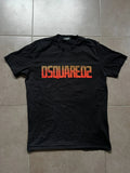 Dsquared2 Men's Black Graphic Logo T-Shirt Cool Fit Size Medium