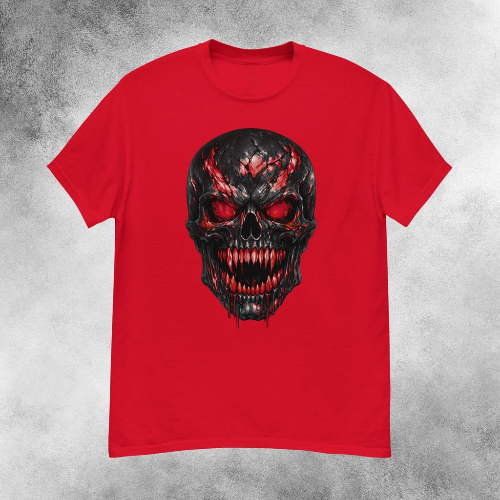 Inferno Bloodfire Skull Horror T-Shirt Men's S-2XL