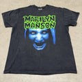 Vintage Marilyn Manson Band T Shirt “This Is Your World” Faded X Large REPRINT