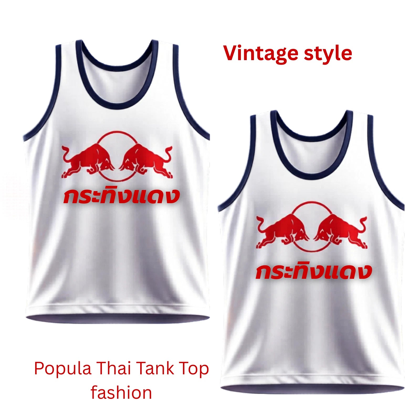 Popular summer Thai tank tops, special, comfortable. Thai fabric, cotton Red Bu