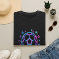 Neon Soccer Ball 2026 T-Shirt | Retro Futuristic Soccer Graphic