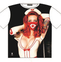 T-Shirt Help Me Nurse with Attitude Street Fashion Mens Ladies