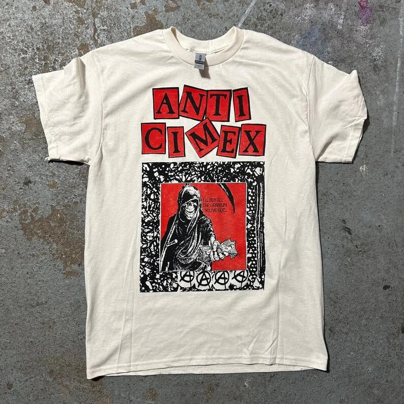 Anti Cimex Hardcore Crust Punk T Shirt Band Vintage Dystopia Doom Disrupt Grunge