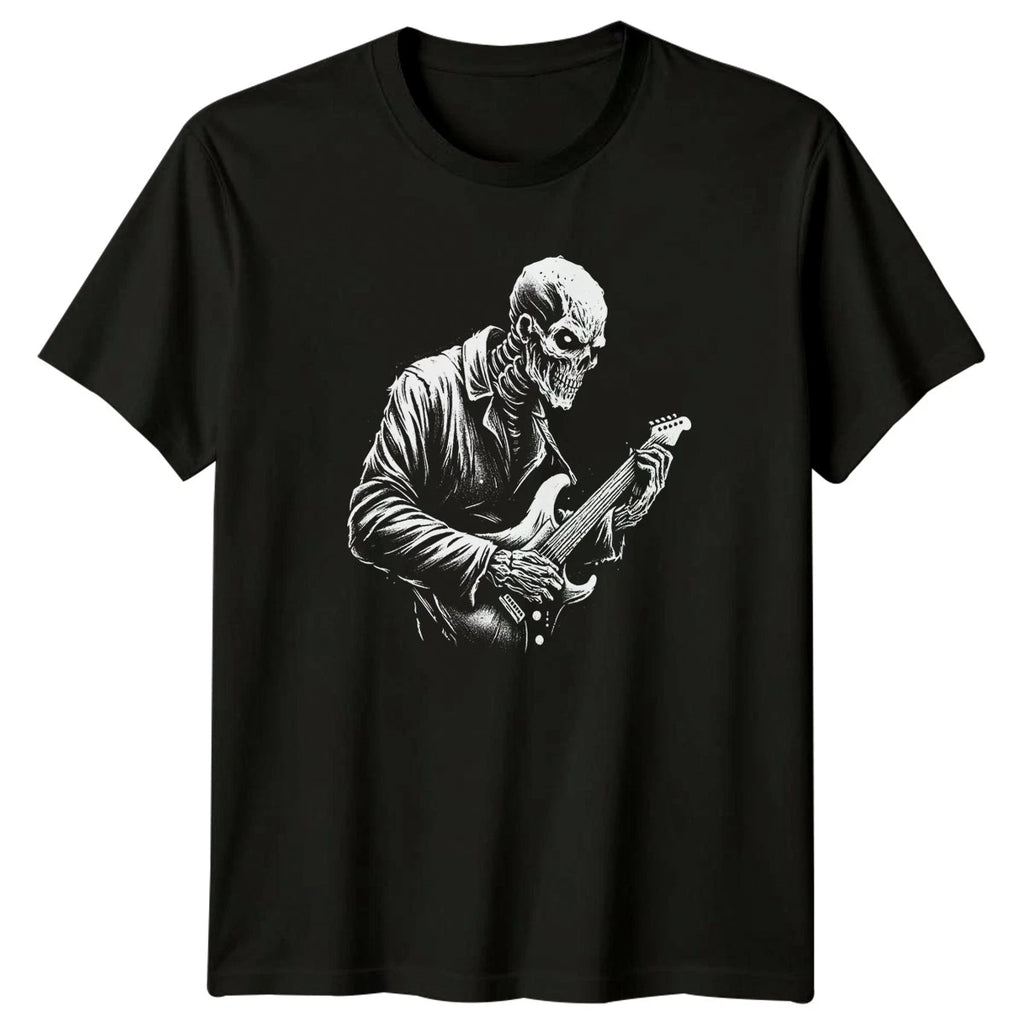 Rock And Roll Skeleton Mens T-Shirt Music Gift For Him